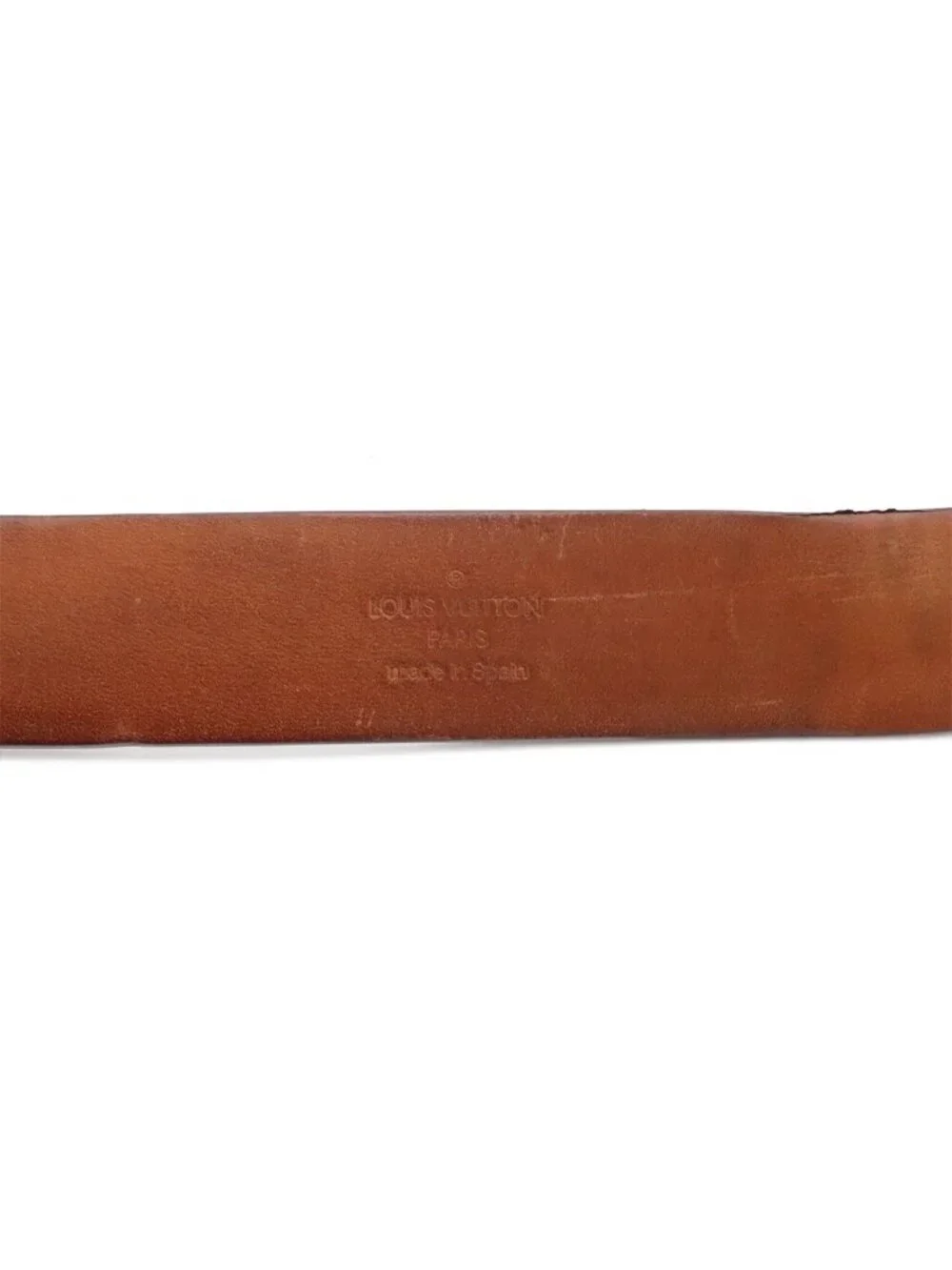 Louis Vuitton Damier Ceinture Carre Belt Silver #actual